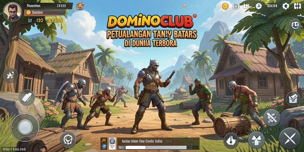 Tampilan gameplay <strong>DOMINOCLUB</strong> yang menawan dalam dunia terbuka.