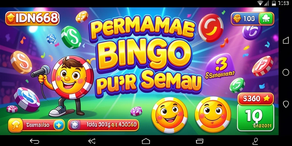 Tangkapan layar yang menunjukkan gameplay seru di IDN668 Bingo.