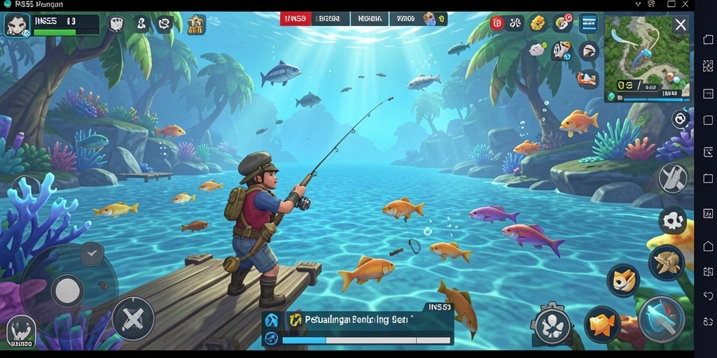 Tangkapan ikan yang epik dalam pengalaman memancing di INS55.