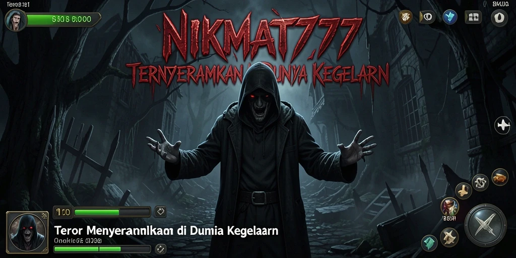 Screenshot NIKMAT777 menampilkan suasana gameplay Horror yang mencekam dan menakutkan.