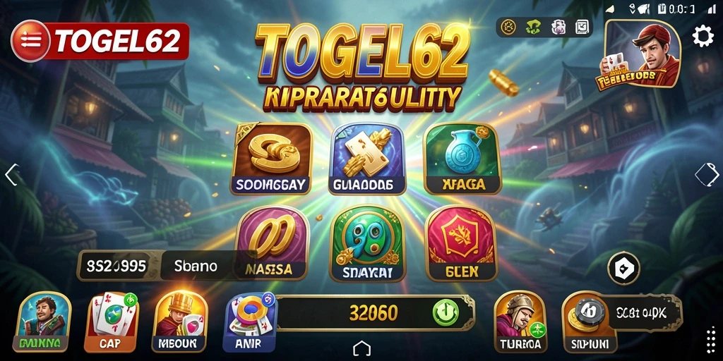 Tampilan antarmuka aplikasi TOGEL62 yang intuitif dan mudah digunakan.