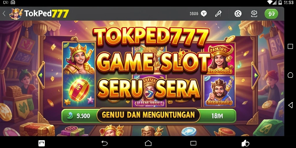 Tampilan menarik dari gameplay TOKPED777 yang memikat.